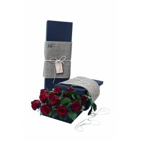 Κουτί Με Κατακόκκινα Τριαντάφυλλα  - 1