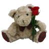 Λούτρινο Αρκούδι Με Τριαντάφυλλο - 1