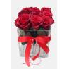 Roses in Glass Cube - 1