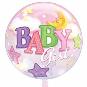Balloon Baby Girl Stars-Moon  - 1