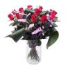 All Time Classic bouquet in a glass vase - 1