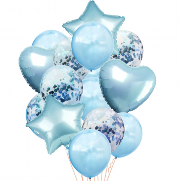 Mπουκέτο Mπαλόνια Γαλάζιο - 1
