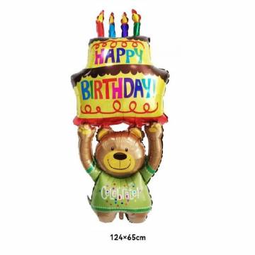 Μπαλόνι Αρκούδα Happy Birthday - 1