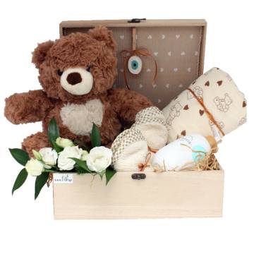 Newborn Gift Box Heart Bear - 1